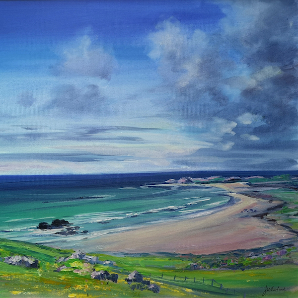 'Balevuillin Beach, Tiree' by Joyce Borland (H230) 