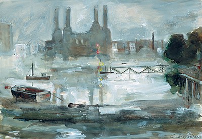  'Battersea' by John Knapp-Fisher (Print)