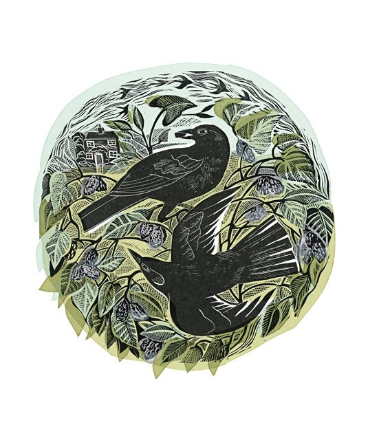 'Blackbirds and Mulberries' by Angela Harding (A695) (AH1840)