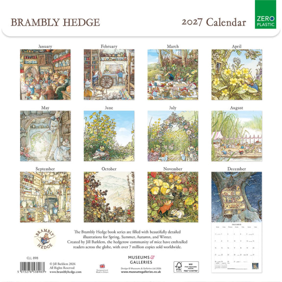 Brambly Hedge 2026 Calendar (CAL13) Click image for calendar details 