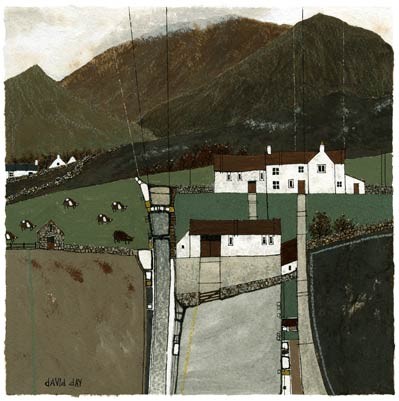 'Brecon Farmhouse' by David Day (Print)