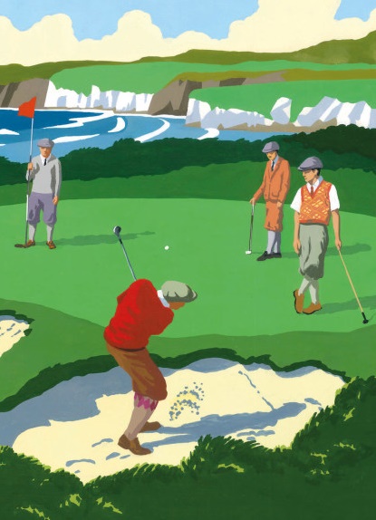 'On the Golf Course' by Brian Sweet (V151) NEW 
