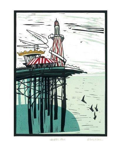 'Brighton Pier' by Colin Moore (A173)