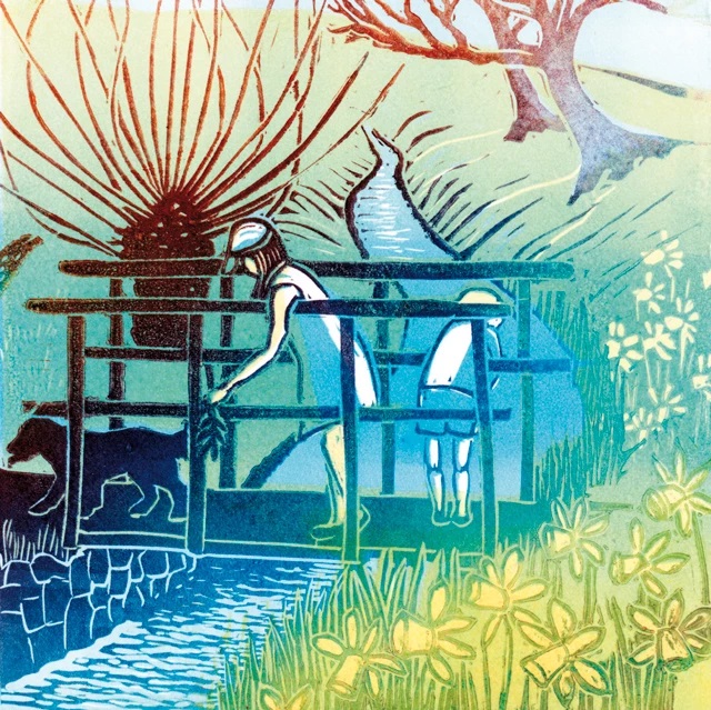 'Pooh Sticks' by Caroline Barker (R260) d