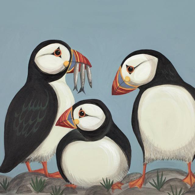 'Huffin and a Puffin' by Catriona Hall (R281) 