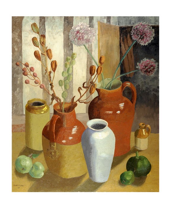 'Margaret's Pots' 1965 by Cedric Morris (1889 - 1982) (A188) NEW