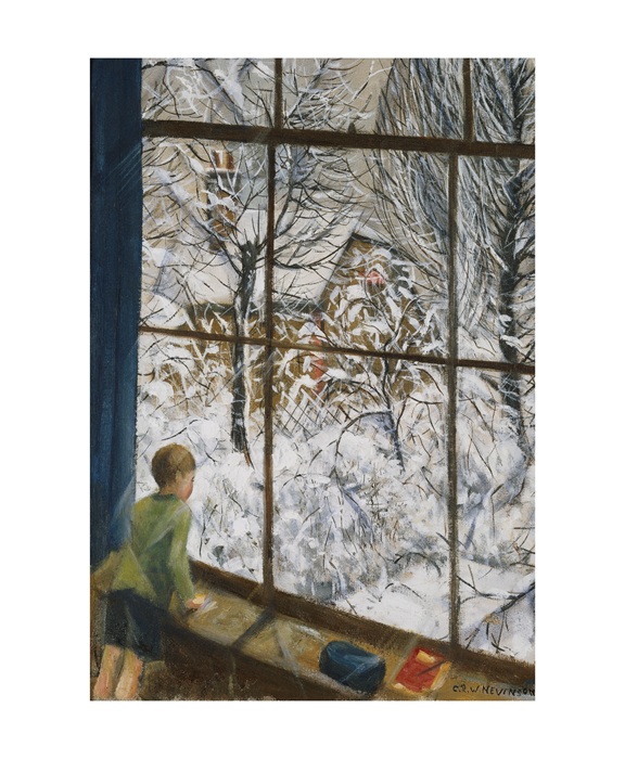 'Looking at the Snow' by Christopher Richard Wynne Nevinson 1889 - 1946 (A015w) NEW