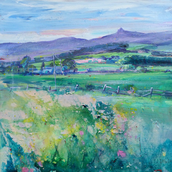 'Clachnaben from Finzean, near Banchory' by Joyce Borland (H234) 