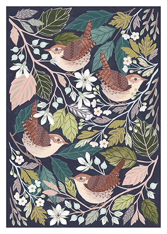 'Wrens' by Claire Tuxworth (T083)
