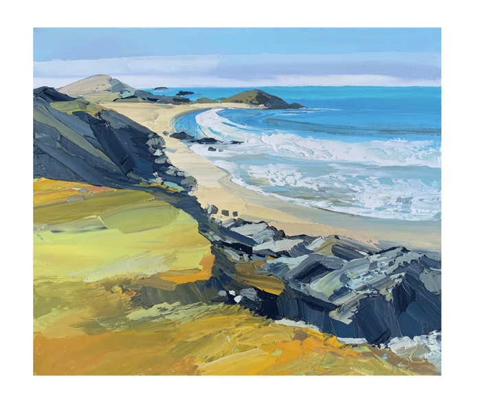 'Coastal Path Whistling Sands' by Sarah Carvell (T118) NEW