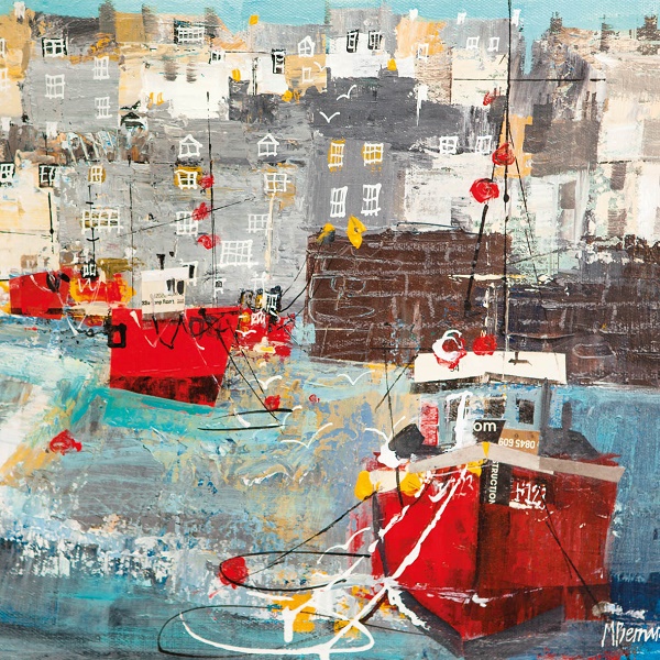 'Cornish Harbour' by Mike Bernard (D116) d