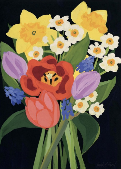 'Daffodils and Tulips' by Sarah Gillard (B552) * NEW