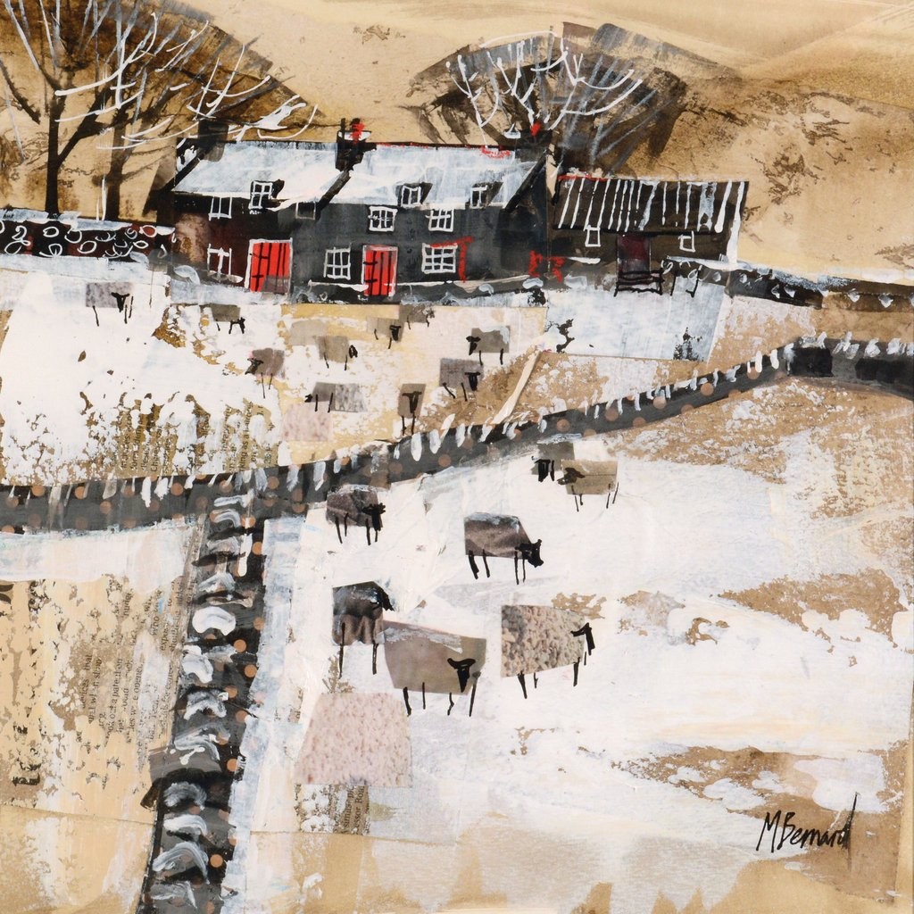 'Dales Farm in the Snow' by Mike Bernard (Q133) 