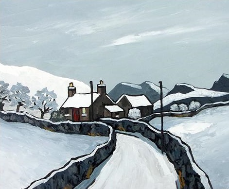 'The Denbighshire Moors in Winter' by David Barnes (T092)