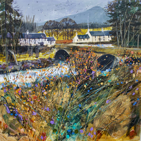 'Bridge over the Dochart, Killin' by Deborah Phillips (H201) d