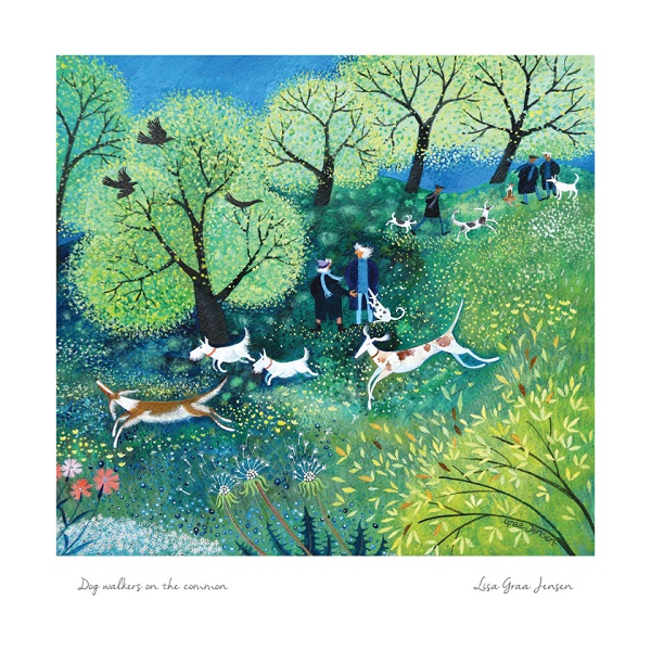 'Dog Walkers on the Common' by Lisa Graa Jensen (J068) 