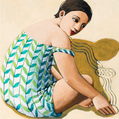 'Drawing in the Sand' by Anita Klein (B456)