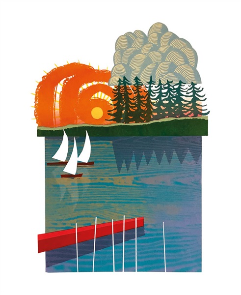 'Canadian Sunset' by Eric Gaskell (A112)