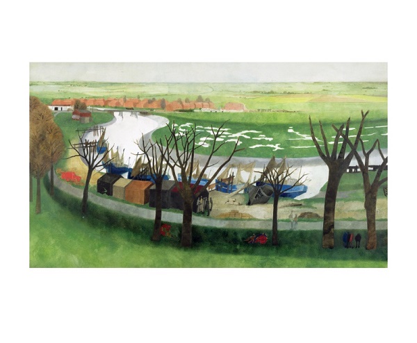 'Low Tide near Rye'  by Edward Burra (1905 - 1976) (A911) *