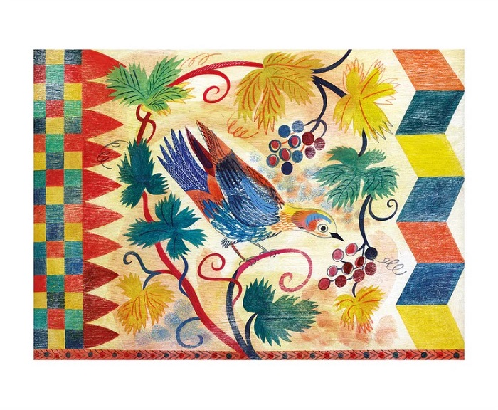 'Florentine Birds II' by Emily Sutton (A126) NEW