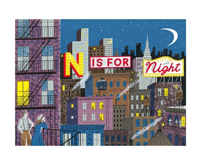 'N is for Night' by Emily Sutton (A712) 