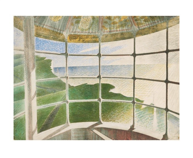 'Beachy Head Lighthouse' (Belle Tout) 1939 by Eric Ravilious 1903 - 1942 (A739)