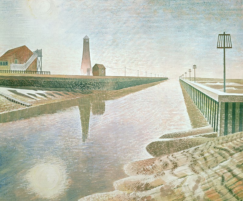 'Rye Harbour' by Eric Ravilious (Print)