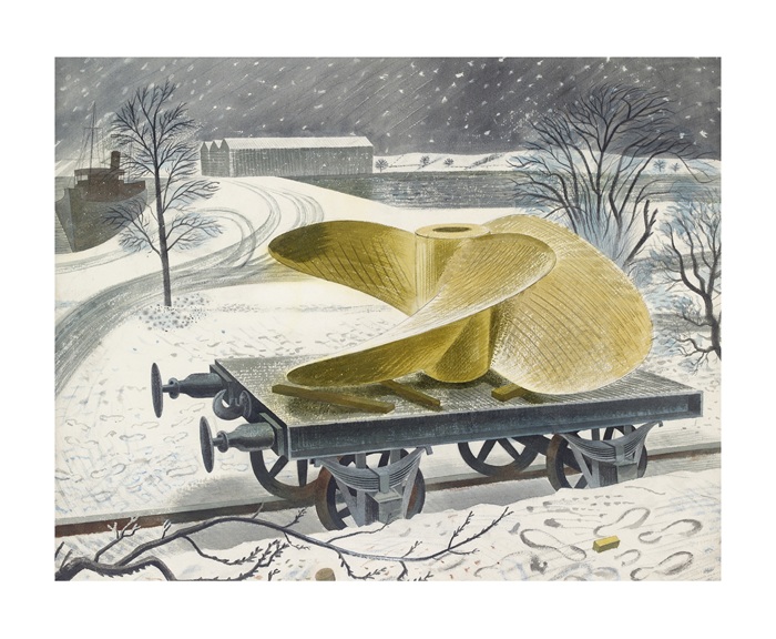 'Ship's Screw on a Railway Track' by Eric Ravilious 1903 - 1942 (A047w) NEW Back In Stock Soon
