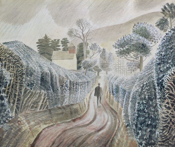'Wet Afternoon' by Eric Ravilious (W050)