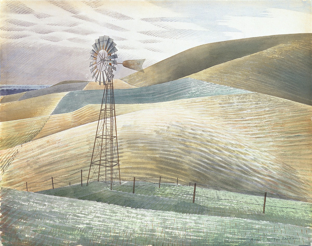 'Windmill' by Eric Ravilious (Print)