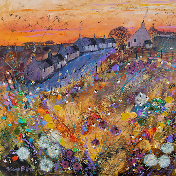 'Auchmithie Sunset' by Deborah Phillips (H189)