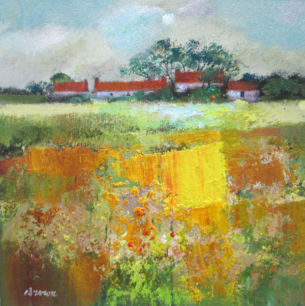 'Summer Fields, Coastal Path' by Davy Brown (H250) 