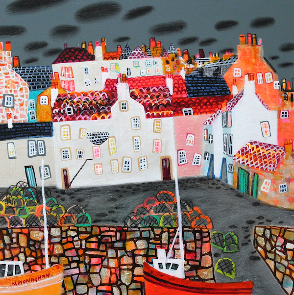 'Harbour Boats, Pittenweem' by Nikki Monaghan (H246) 