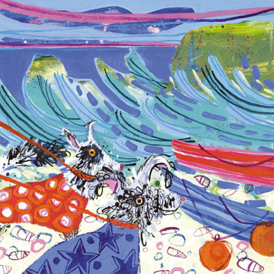 'Fancy-a-skinny-dip' by Claire West (S030) Was 2.50