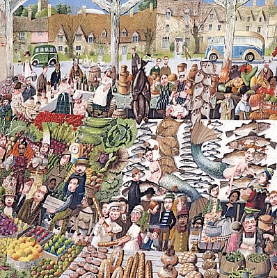 'Farmers Market' by Richard Adams (L054)