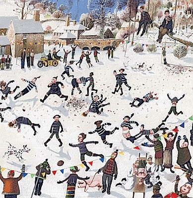 'Festive Football' by Richard Adams (L055)