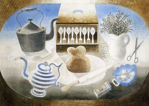 'Finished Design for an Embroidery for Dunbar Hay' by Eric Ravilious (B113)