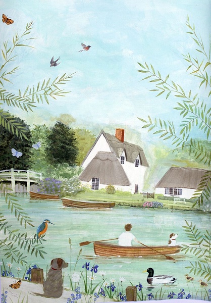 'Flatford Mill' by Hannah Cole (B548) * 