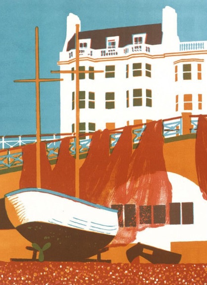 Brighton Fish Market 1968 by Geoffrey Elliott (V197) The Tate Collection