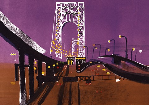 'George Washington Bridge, 1967/68' by Edwin La Dell ARA (C322) 