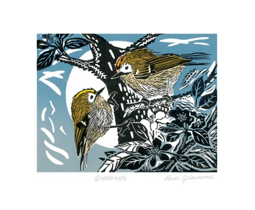 'Goldcrests' by Pam Grimmond (A415) 