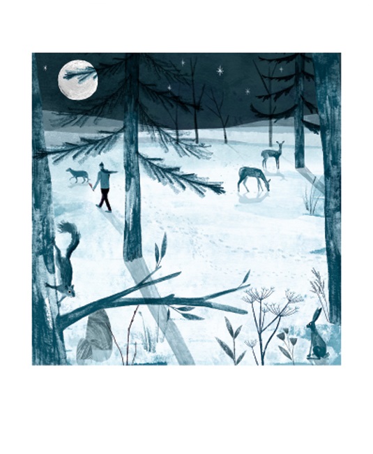 'Winter Walk' by Gordy Wright (A843w) d