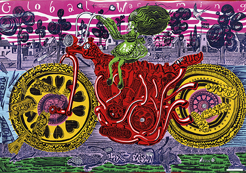 'Selfie with Political Causes' by Grayson Perry CBE RA (C453) * 