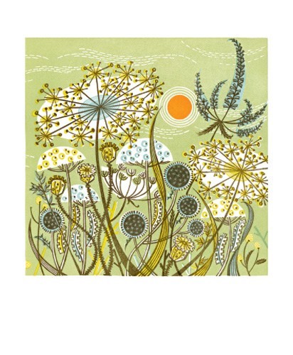 'Green Meadow' by Angie Lewin (A130) 