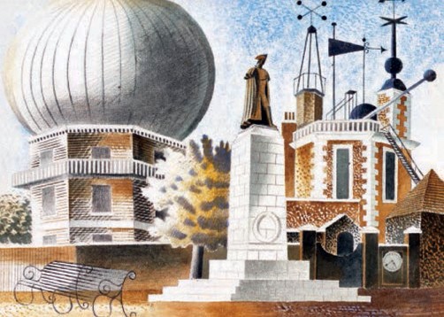 'Greenwich Observatory' by Eric Ravilious (B422) *