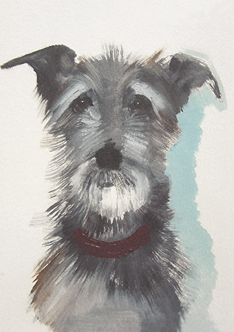 'Hairy Dog' by Sally Muir (C491) *