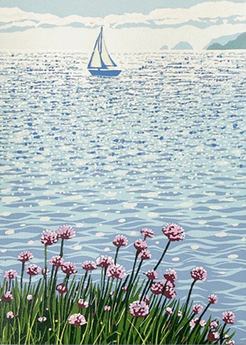 'Sea Pinks' by Hazel McNab (T108) NEW