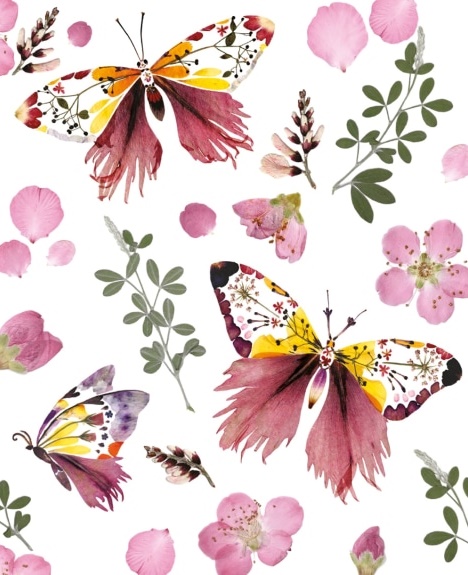 'Wildflower Butterflies' by Helen Ahpornsiri (V144) 