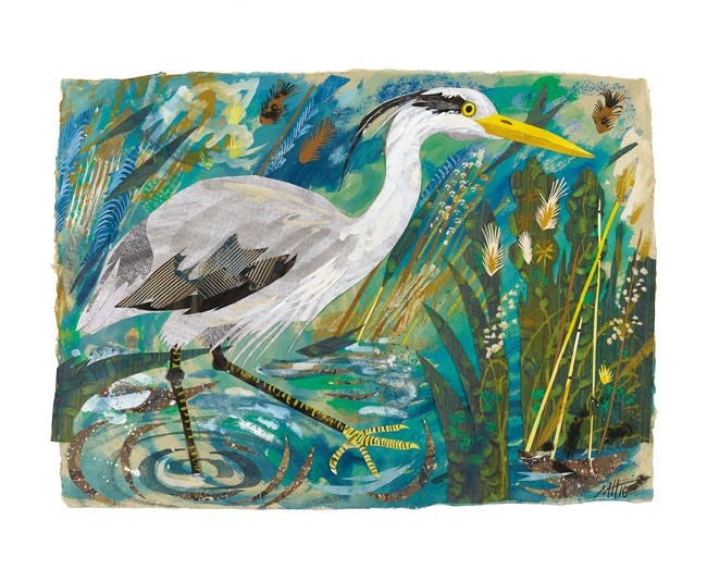 'Heron' by Mark Hearld (A709) *