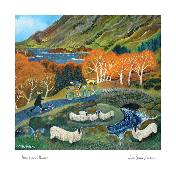 'Hikers and Bikers' by Lisa Graa Jensen (J067) 